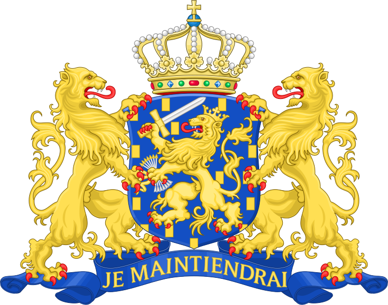 State Coat of Arms of the Netherlands logo 
