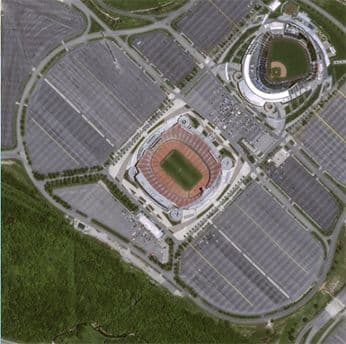 Kansas City Stadium - Pléiades satellite image