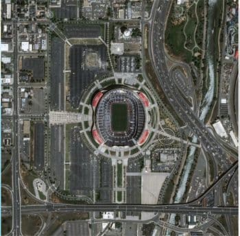 Denver Stadium - Pléiades satellite image