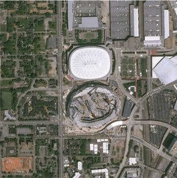 Georgia Stadium - Pléiades satellite image