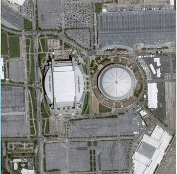 Houston Stadium - Pléiades satellites images