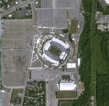 New York  Stadium Pléiades satellite image 
