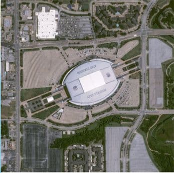 Texas Stadium - Pléiades Satellite image