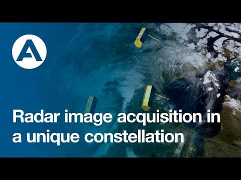 Radar image acquisition in a unique constellation