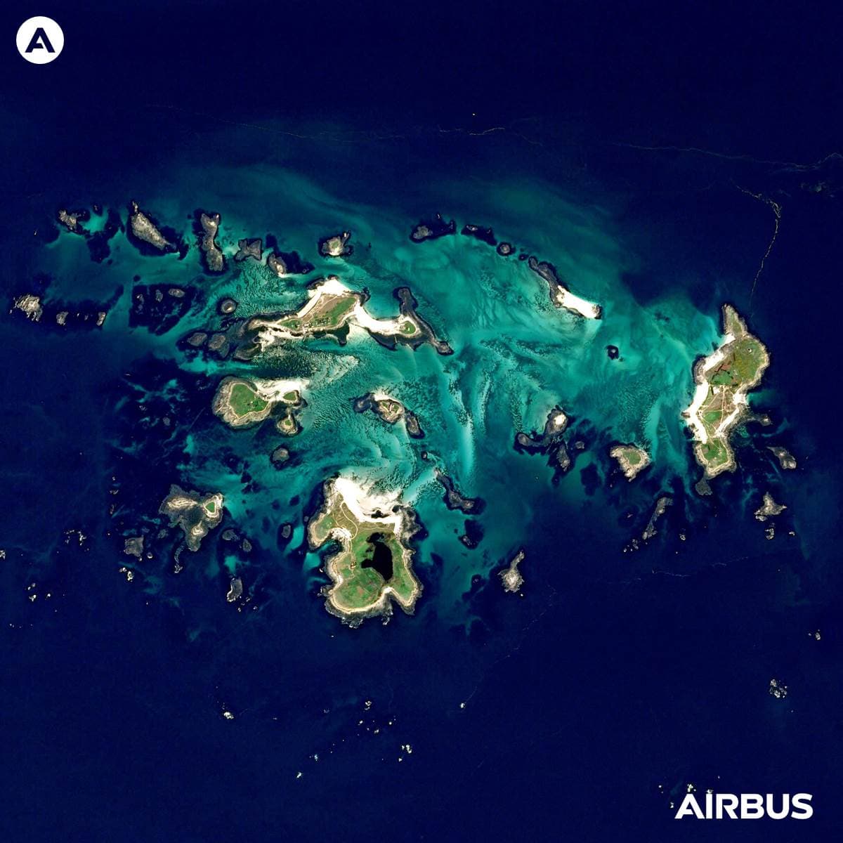 World Map - Airbus Intelligence illustration