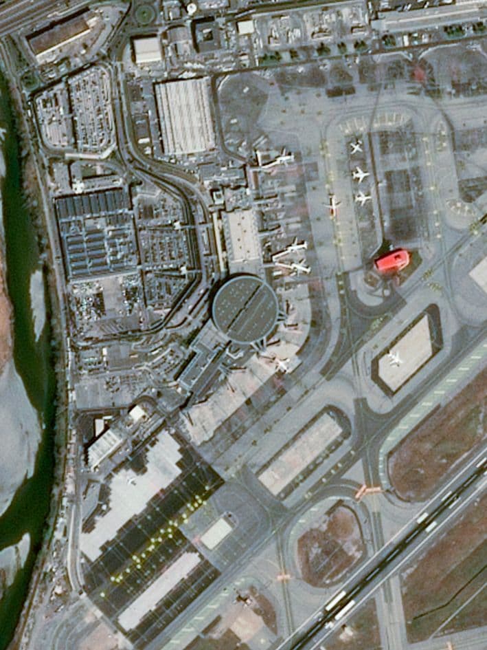 SPOT satellite image - 1.5m resolution