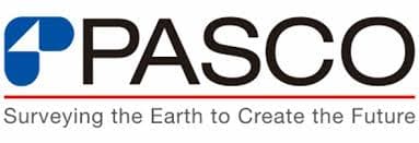PASCO logo - Surveying the earth to create the future 