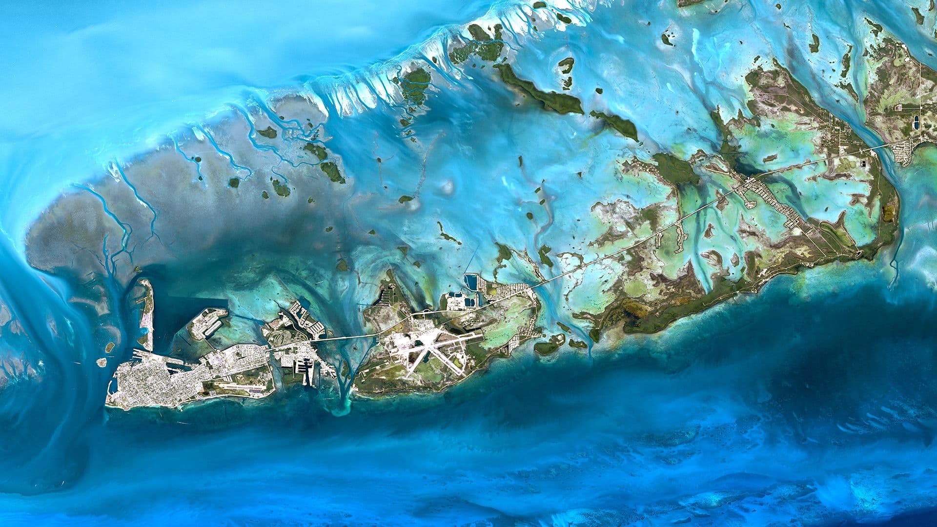 SPOT image satellite - 1.5 resolution -  Key West  