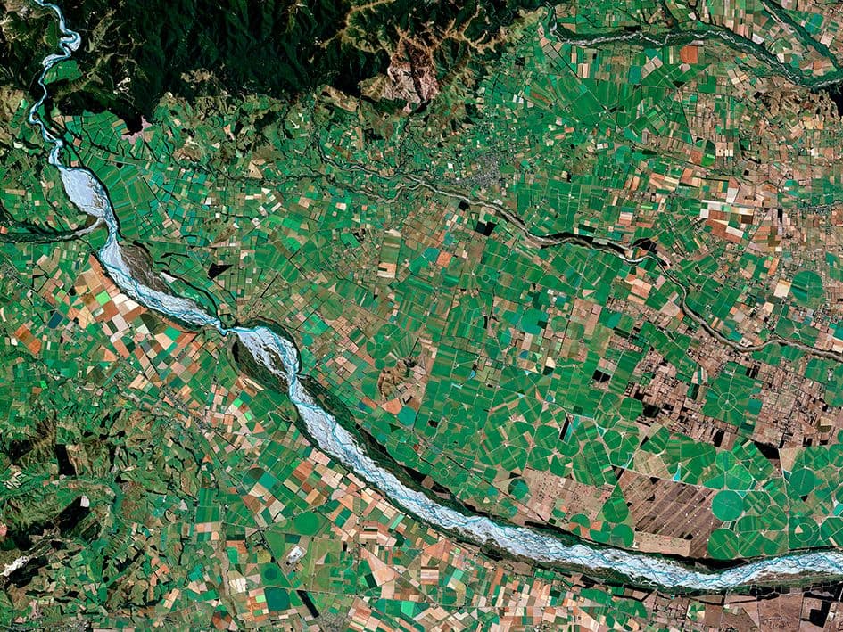 SPOT: 1.5m satellite imagery New Zealand image