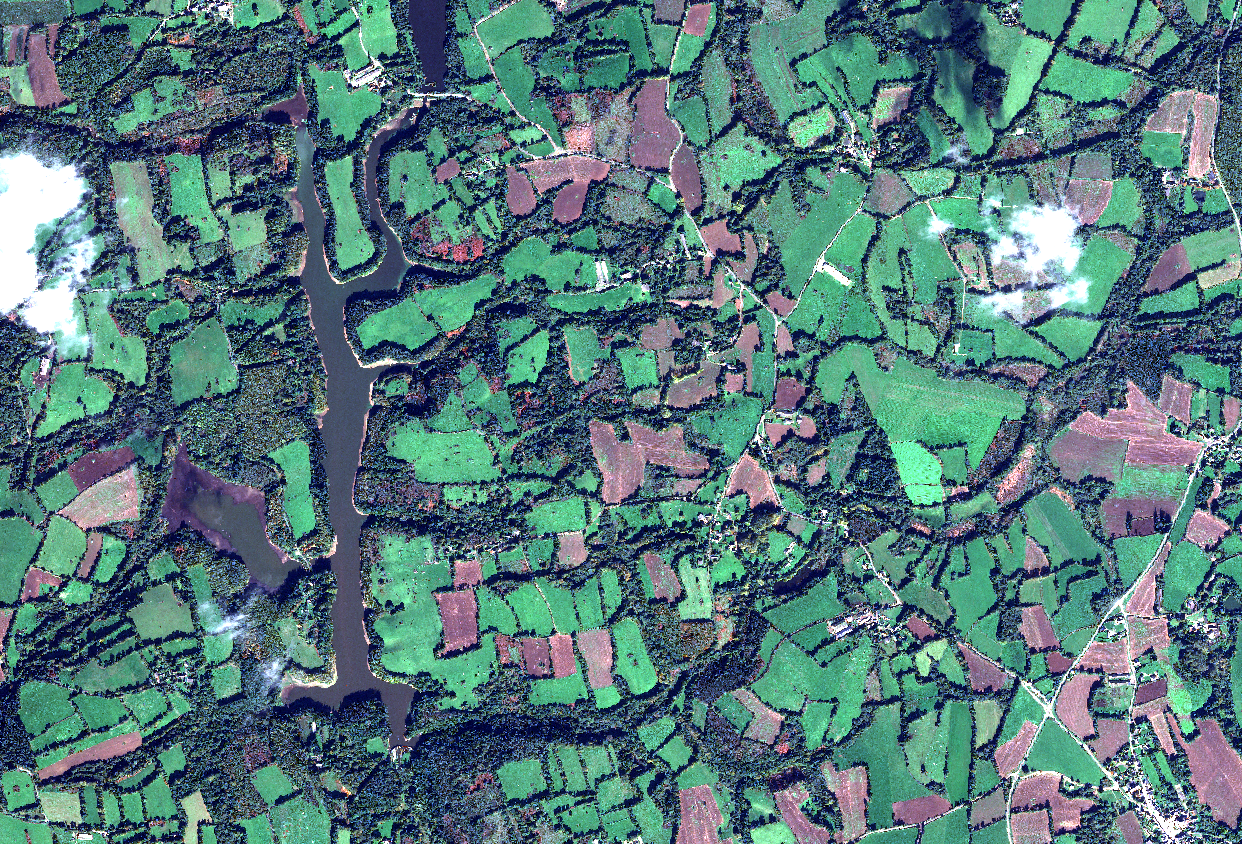 Pléiades Neo satellite image - 30cm resolution -  Kerne huel
