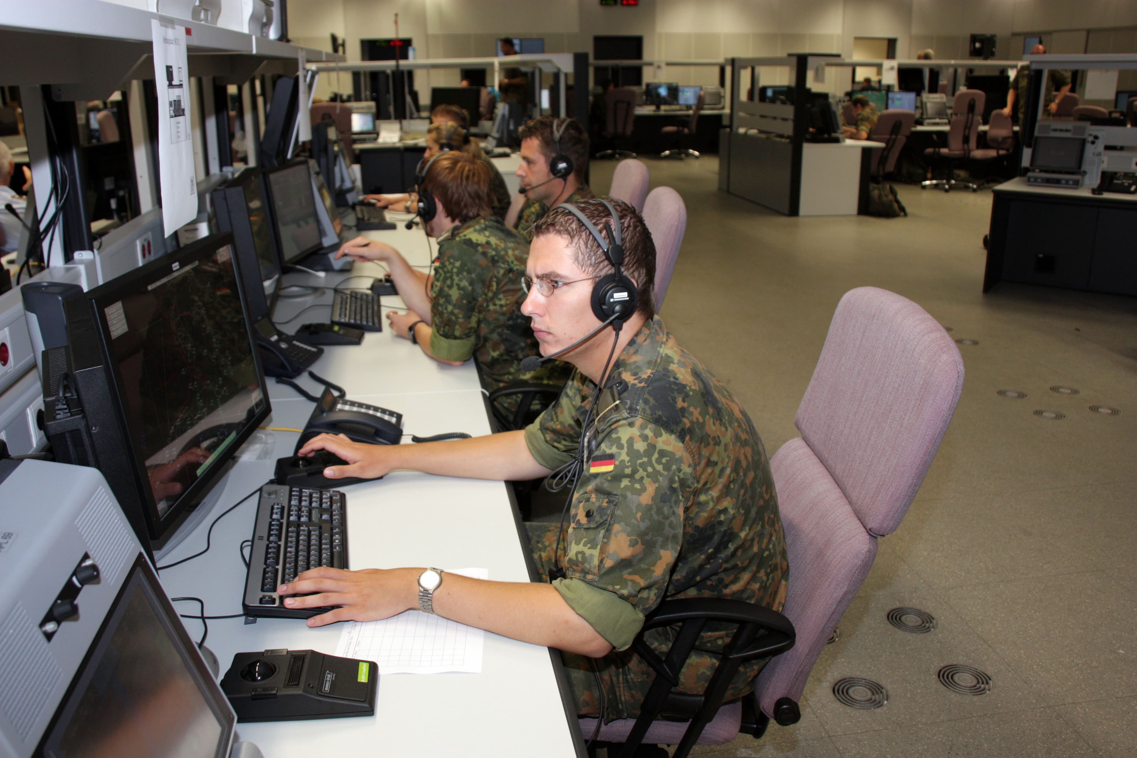 Military Airspace Surveillance image operation center