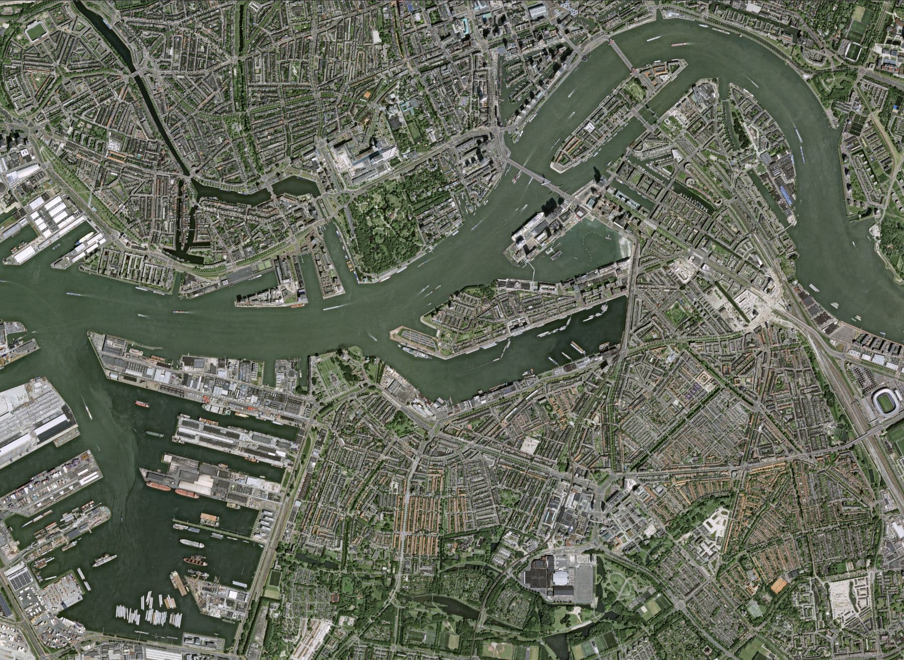 Pléiades Neo HD15 satellite image - very high resolution - Rotterdam Netherlands  