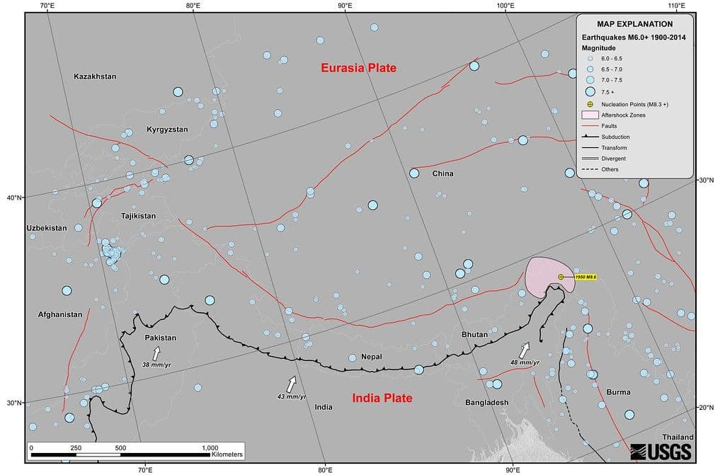Image 2 earthquake Pakistan map case study 