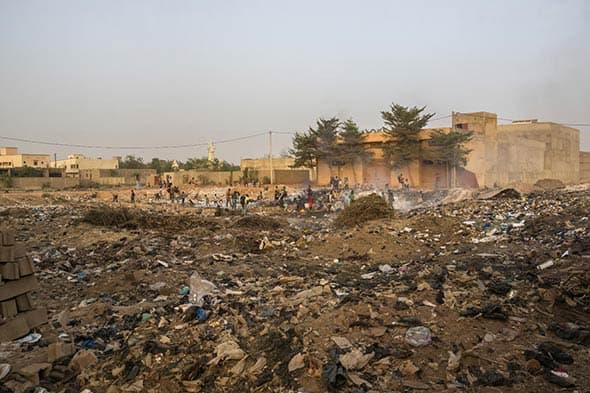 Polluted Aera in West Africa