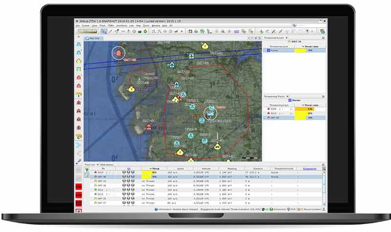Fortion® IBMS rom map view to tactical plan