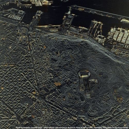 Estadi Olímpic Lluís Companys high quality satellite image | Radar Constellation