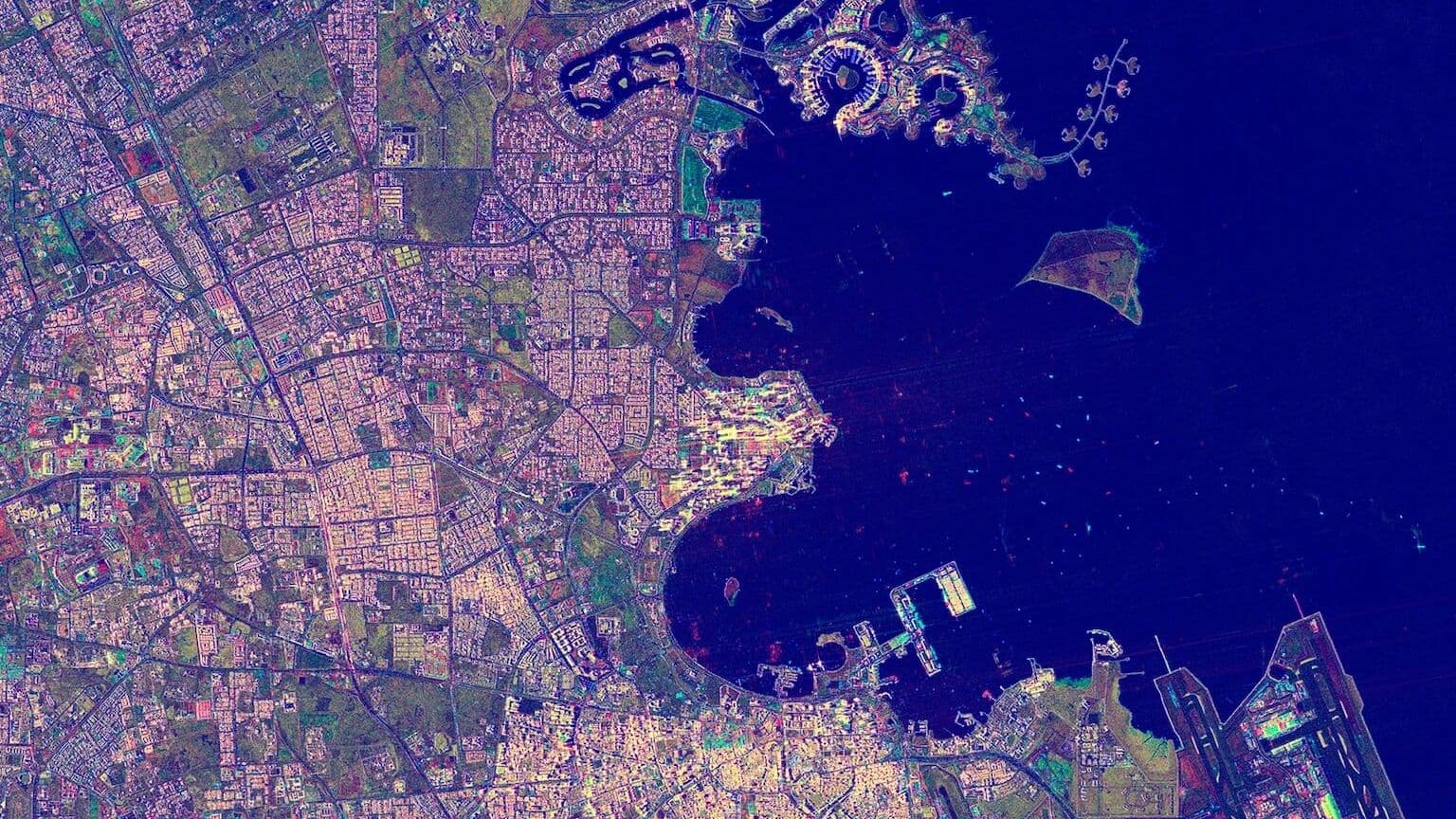 Satellite image Map product