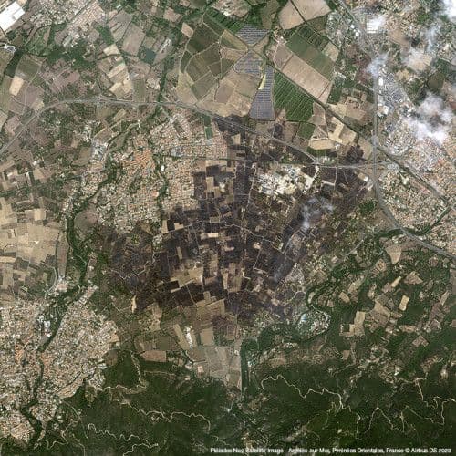 Argelès-sur-Mer, Pyrénées Orientales high quality satellite image | Pléiades Neo 30cm